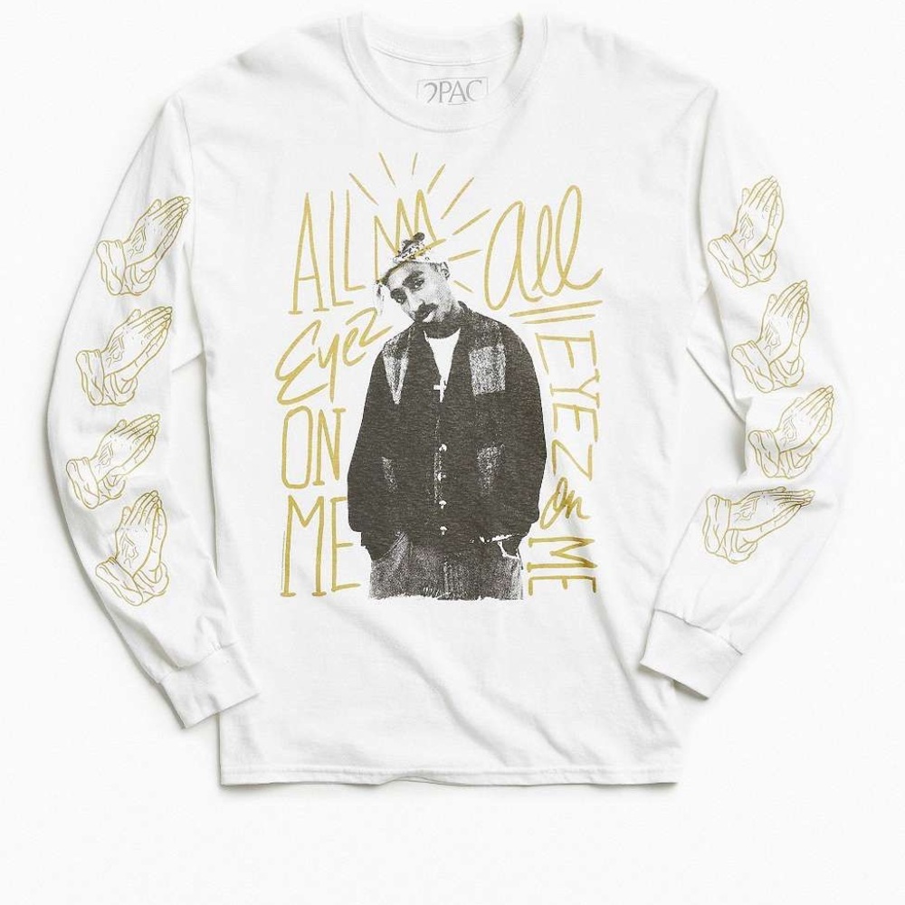Tupac All Eyez On Me Long Sleeved Graphic